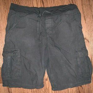 James Perse Mixed Media Poplin Cargo Shorts size 3